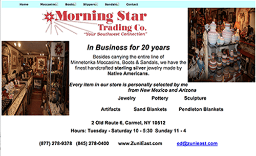 Morning Star Trading is an e-commerce website that our website design services agency created from scratch as the owner was unhappy with his previous website
