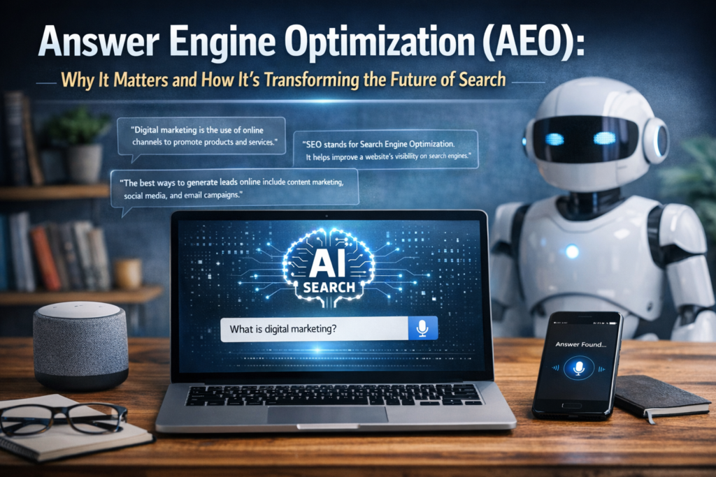 Answer Engine Optimization (AEO). Why it matters and how it's trnasforming the future of search